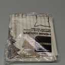 GEEORY Christmas Pillow Covers 16 x 16 Inch Set of 4, Striped Wooden Tree Snow Sleigh Merry Bright Xmas Holiday Decor Decorative Throw Cushion Case Decoration for Home Party Sofa Couch (Brown)