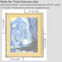 ECOIOU DIY Canvas Stretcher Bars 24X36 Inch Canvas Frame, Sturdy Stretcher Frames for Oil Paintings, Prints, Paint by Numbers & Posters, Thickness 11/16" x Width 1-1/2" (Need Extra Size to wrap Around The Frame)