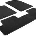 Floor Mat Compatible with 2006-2011 Honda Civic, Factory Fitment Car Front & Rear Nylon Car Floor Carpets Carpet Liner by IKON MOTORSPORTS, 2007 2008 2009 2010