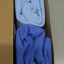 KeaBabies 2-Pack Organic Crib Sheets for Boys, Girls - 52x28 Fitted Crib Mattress Sheet Neutral, Breathable Jersey Cotton Cover for Baby Bed, Toddler Mattress, Soft & Cute Prints (Cornflower)