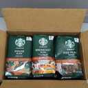Starbucks Medium Roast Whole Bean Coffee Variety Pack 3 bags (12 oz each) Medium Roast Variety Pack 12 Ounce (Pack of 3), Best By 07/30/26