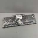 Acrux7 4Pack 12 Inch Wall Mount Clothing Rack Industrial Pipe Clothes Bar, Face Out Clothing Rod, DIY Shelving Brackets Hanging Custom Pipe Brackets for Retail Display (Black)