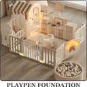 Anti-Slip Playpen Clip 2-Pack Plastic Replacement Stabilizer for Baby Playard Fence Gate Fixator 7.2 Inch Non-Slip Base for Nursery Safety