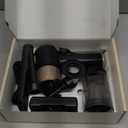 JONYJ Handheld Car Vacuum Cleaner, 16000PA Hand Held Vacuum Portable Cordless, 2 in 1 Air Duster and Vacuum Cleaner with LED Light, Multi-Nozzles, 120W High Power Mini Vacuum for Home, Pet, Office (Black & Gold)