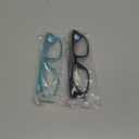 2 Pack Reading Glasses,Upgraded TR Blue Light Blocking Reading Glasses,Filter UV Ray/Glare Computer Readers, Stylish Lightweight Spring Hinges Eyeglasses for Women Men(Black/Blue,2.0)