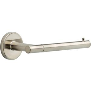 Delta Trinsic (1-Pack) Toilet Paper Holder Brilliance Stainless Steel Tissue Roll Holder for Bathroom Organization and Storage Single Post Toilet Tissue Holder Wall Bathroom Accessories 75950-SS