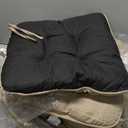 Indoor Chair Cushions for Dining Chairs, Tufted Overstuffed Textured Kitchen Chair Pads with Ties and Non-Slip Backin