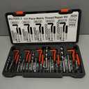 BILITOOLS Helicoil Thread Repair Kit Metric, 131-Piece HSS Drill Heli Coil Repair Kit M5 M6 M8 M10 M12