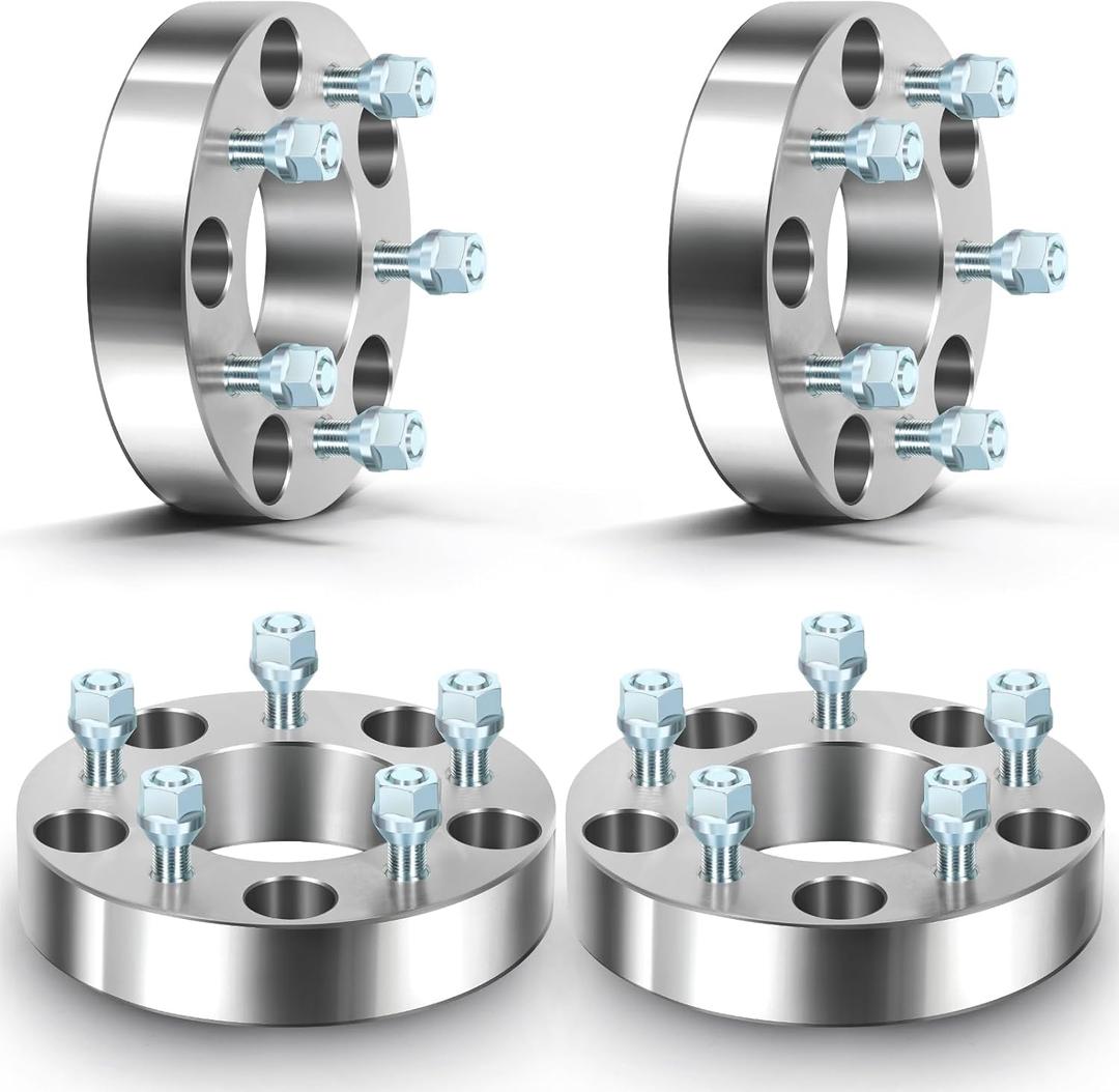 ECCPP 4PCS 1.5 inch (38mm)5x5.5 to 5x5 Wheel Adapters Conversion 5x139.7 to 5x127 for 2004-2009 for Durango 1992-1996 for Ford Bronco 1992-2002 for Ford E150 Econoline-Not fit stock wheels