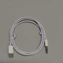 USB C to 3.5mm Audio Aux Jack Cable,3.3 ft, aux Cord for iPhone,Type C to 3.5mm Aux Headphone Stereo Cord Car Cable for iPhone 16/16 Pro, Samsung Galaxy S25 and Other iOS and Android Devices(White)