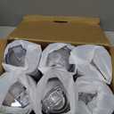 20oz Tumbler Bulk Stainless Steel Tumblers with Lid Vacuum Insulated Double Wall Travel Coffee Mug Powder Coated Tumbler Cup for Hot and Cold Drinks (Grey, Pack of 6) 