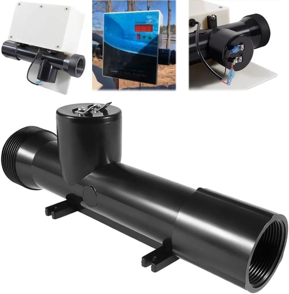 Pool Ionizer,4CH4002-R Pool Cleaner Ionizer Replacement Chamber for Hybrid Pool Treatment System, Fit for Above-Ground Pool, Hot Tub/Spa, In-Ground Pool (4CH4002-R)