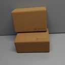 SNAKUGA Cork Yoga Block 2 Pack for Pilates, 4'' or 3'' Non-Slip & High Density Blocks for Meditation, Fitness and Stretching, Supportive and Flexibility Brick for Improve Poses Balance