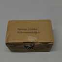 TAILI Sponge Holder for Kitchen Sink with Strong Suction Cup, Removable Sponge Holder, Rustproof Aluminum Sink Caddy for Sponges, Dish Brush - Black (5.1" x 2.3")