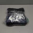 MAGCOMSEN Men's Sweaters 1/4 Zip Cotton Sweater Pullover Polo Sweaters Striped Fall Winter Warm Sweatshirts (Large, Dark Grey Black)