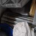 Rovibek Outdoor Dog Kennel with Roof, 10x10 Ft Dog Kennel Outside, Dog Kennels Outdoor with Steel Rotating Feeder Bowls, Outside Kennel for Large Dogs