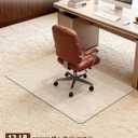 Soimeat Hard Frosted Office Chair Mat for High Pile Carpet & Hardwood Floor, 32" x 55"