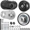 High Power 212CC Torque Converter 8.0 HP 3/4" Go Kart Mini Bike Comet Clutch 10T 40/41 and 12T 35 Chain Predator Driver Pulley Replacement Set - 30 Series