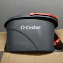 O-Cedar EasyWring Microfiber Spin Mop, Bucket Floor Cleaning System, Red, Gray, Standard