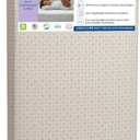 Sealy Baby Firm Rest Antibacterial Breathable Crib Mattress, Made in USA, GREENGUARD Gold Certified, 204 Steel Coils, 2 Stage, Toddler Bed Fit, Waterproof, Non Toxic, Safety & Quality Tested, 52x28" (Silver/Blue)