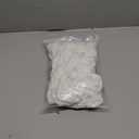 Velvet Round Stool Cover 12-16 inch/30-40cm Bar Stool Covers Round, Luxurious Fabric Stretchable Wrinkle Resistant Washable Dustproof (4, White)