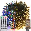 Joomer Color Changing Christmas Lights, 164FT 500 LED String Lights with Remote Timer Dimmable Fairy String Outdoor Waterproof for Christmas Decoration (Warm White to Multicolor)