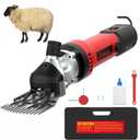 550W Professional Electric Sheep Clipper, 6 Speeds Heavy Duty Dog Shears for Thick Fur