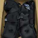 PACEARTH Weighted Vest, 25lb Weight Vest with Reflective Stripe, Body Weight Vests Adjustable for Men, Women Workout, Strength Training, Running, Walking, Jogging (Black)