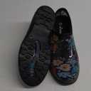 Sloggers Original Waterproof Rain and Garden Shoe for Women Outdoor Slip-On Garden Clog - Made in The USA with Premium Comfort Insole and Arch Support - Blue Floral Fun Print, Size 11