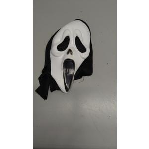 Adult Scream Mask | Classic Ghost Face Slasher, Horror Movie Killer Costume Accessory