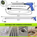 Toilet Snake Drainage Blockage Remover - Flexible Gripper to Retrieve Lost Items & Clean Minor Blockages - Quick Fix for Drain ProblemsAn Economical Solution for Every DIY Plumber