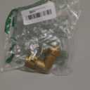 Twinkle Star 90 Degree Garden Hose Elbow with Shut Off Valve 2 Pack, 3/4" Heavy Duty Hose Adapter with 2 O-rings, Solid Brass Gooseneck Garden Hose Connector