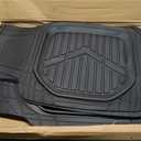 Amazon Basics 4-Piece Heavy Duty Anti-Slip PVC Floor Mats with Cargo Liner, Waterproof Trim To Fit Car Mats, Easy to Clean, Black