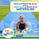 BACKYARD BLAST - 30' x 6' Heavy Duty Waterslide with Sprinkler - Easy to Setup - Extra Thick to Prevent Rips & Tears