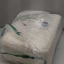 CAROLMADE Small Foot Stool Ottoman Footstool with Legs Under Desk Footrest for Living Room Bedroom and Office, Soft Ivory White