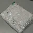 UNIQOOO 12PCS Assorted Metallic Silver Christmas Gift Bags Bulk, Size L 12.5'' M 9'', Silver Snow Berry Gift Wrap Bags, White Xmas Snowflake Paper Favor Bag Gift Packaging, For Holiday New Year Party