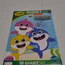 Crayola Giant Baby Shark Coloring Pages, 18 Giant-Sized Pages