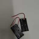 2Pcs 2 x 1.5V AA Battery Holder Case Box, 2 AA Battery Holder with Wire Leads
