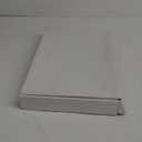 Acrylic Tray with Embedded Handle, 10x15 Inch, White