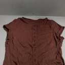 OMKAGI Women Button Down Ribbed Short Sleeve Shirts Fitted Knit Cropped Cardigan Sweaters (Large, 13-dark Brown)