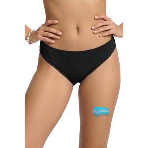 Beautikini Period Swimwear Bikini Menstrual Swim Bottoms Leakproof Low Waisted Period Bathing Suit Bottoms for Teen Girls, XS
