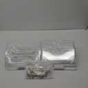 6 Pack Clear Acrylic Single Pocket, Plastic Hanging Wall Mount File Holder for Office Home, Clear