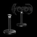 NAOCARD Acrylic Display Stand for Lego 75399 Rebel U-Wing Starfighter Building Set, Transparent Rotating Acrylic Riser Compatible with TIE Bomber 75347, TIE Fighter & X-Wing 7539