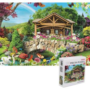 100 Piece Jigsaw Puzzles,100 Piece Adult Children Puzzles, Jigsaw Puzzles 100 Pieces Suitable for Adults Children (A0003 100PCS)