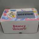 iPlay, iLearn Bouncy Pals Hopping Unicorn Horse, Toddler Girl Inflatable Bouncing Animal Hopper Toy, Outdoor Indoor Plush Ride on Bouncer, Baby Birthday Gift 18 Month 2 3 4 Year Old Kid - Unicorn