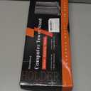 Adjustable Mobile CPU Stand, Ventilated Computer Tower Stand with 4 Caster Wheels Fits Most PC Tower, Under Desk CPU Holder PC Floor Cart Computer Riser for Students and Gamers (Black)