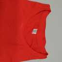 Cotton Basic T Shirts for Women,Crew Neck Short Sleeve Summer Shirts,Solid Loose Fit Tshirt, Plain Workout Tops, Undershirts (Red, XL)
