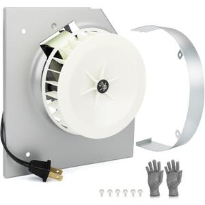 S97017646 Replacement Bathroom Exhaust Fan Motor S99080592 with Blower Wheel - Compatible with Models 9965, 9905, 605P, 665F, 665P, 665RF, 665SP, 665RP, 668P, 605RP, 668RP  70 CFM Quiet and Powerful