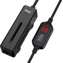 hygger Mini Fish Tank Submersible Heater 20W for 1-5 Gallons Desktop Betta Aquarium Heater with Digital Display Controller Adjustable Temperature (20 Watt)