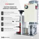 StripMeister E500 Pro Electric Automatic Wire Stripping Machine, Copper Wire Stripper Up To 1.25 inch Diameter, Ultra Grip Feeders, High Torque Variable Speed DC Motor, Fine 0.004 in Adjustment